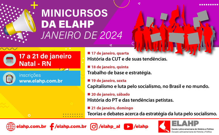 Mini Cursos ELAHP Janeiro 2024